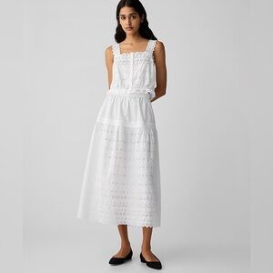 Gap x DÔEN Eyelet Midi Skirt